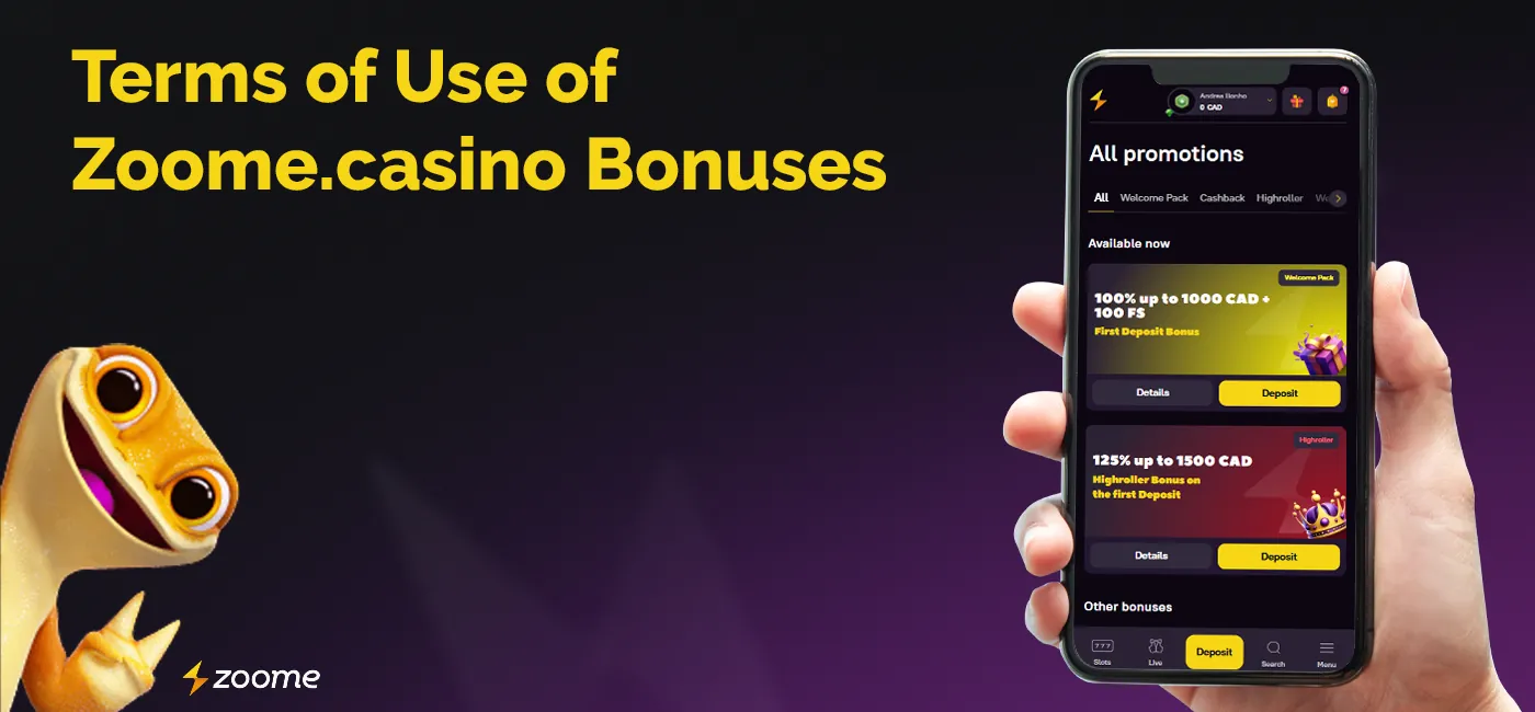 Terms of Use of Zoome.casino Bonuses 2025